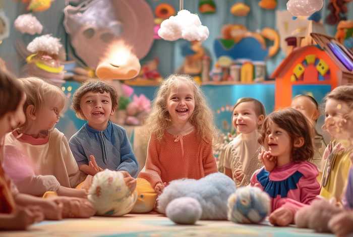 儿童场景故事表演 - 幼儿故事表演场景