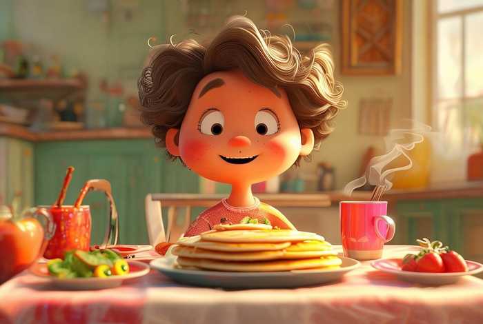儿童吃早餐漫画 - 儿童吃早餐漫画图片 儿童吃早餐漫画 - 儿童吃早餐漫画图片