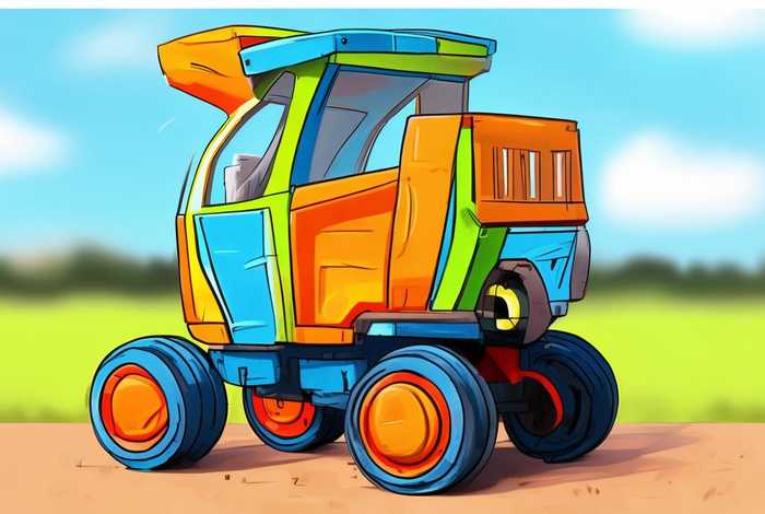 儿童工程车简笔画、儿童工程车简笔画步骤