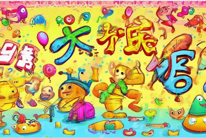 儿童有趣汉字 有趣的汉字儿童画