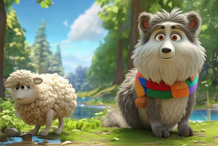 儿童故事小羊与狼(小羊和狼幼儿故事) 儿童故事小羊与狼(小羊和狼幼儿故事)