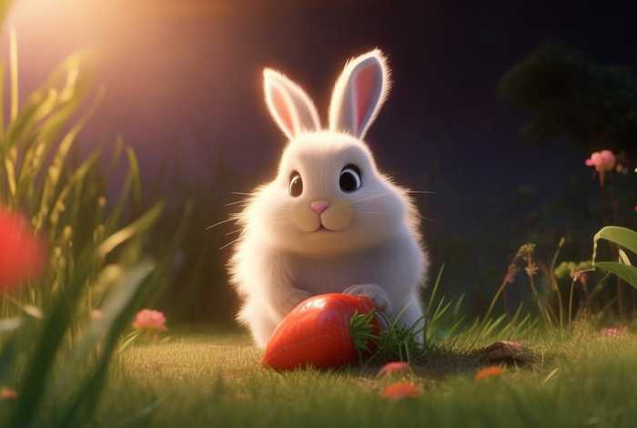 儿童睡前故事小白兔拔萝卜故事（小白兔拔萝卜儿童睡前故事完整版）