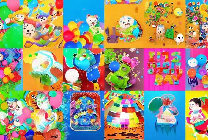 61儿童节图片素材 61儿童节素材图片分解图