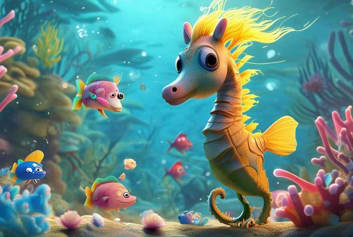 儿童绘本海马故事 绘本故事《海马先生》