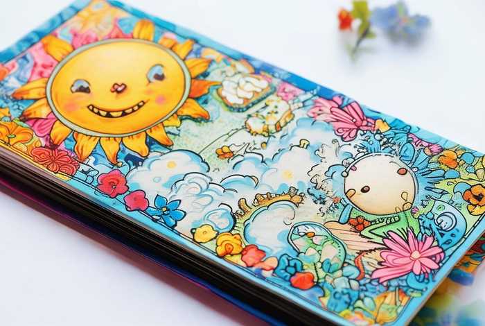 儿童故事书签涂色 故事书签制作简单漂亮图片