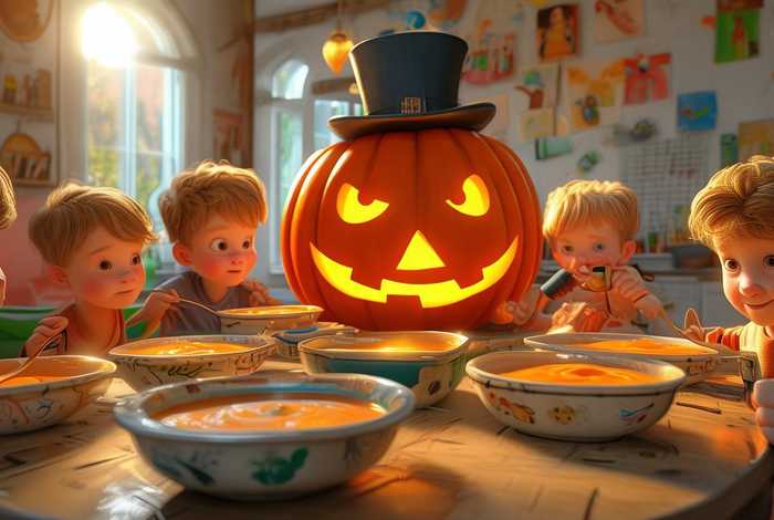 儿童故事南瓜汤，南瓜汤幼儿绘本故事