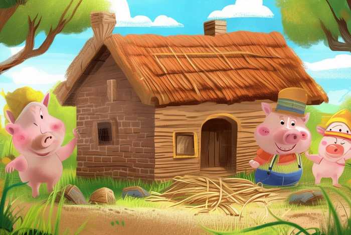 儿童童话故事大全三只小猪、儿童童话故事大全三只小猪盖房子