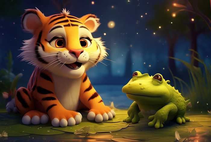 儿童睡前故事青蛙和蟾蜍；睡前故事儿童老虎和青蛙
