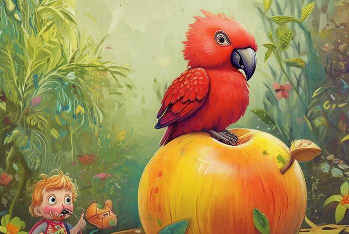 儿童故事讨人厌的鹦鹉故事；鹦鹉的幼儿故事