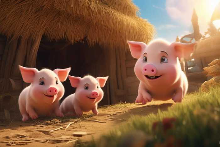 儿童故事短篇100字左右（儿童故事短篇100字左右三只小猪）