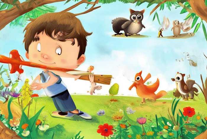 儿童故事绘本滥竽充数完整版、滥竽充数绘本故事图片