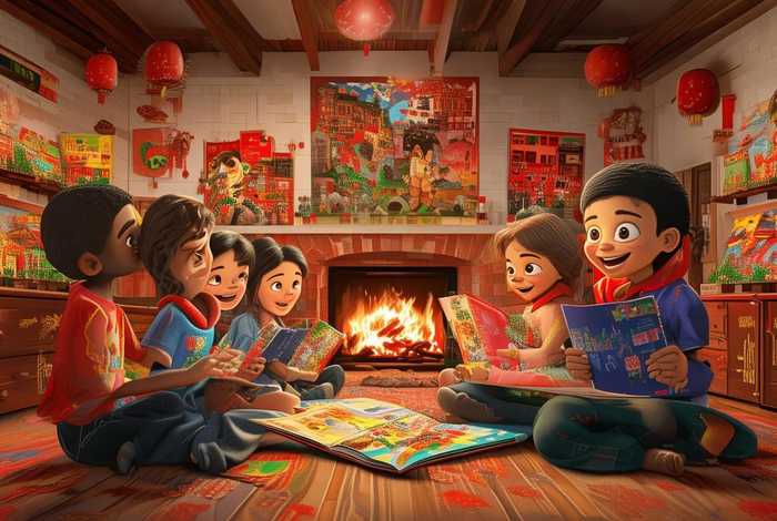 儿童故事分享及读后感 - 儿童绘本春节的故事读后感