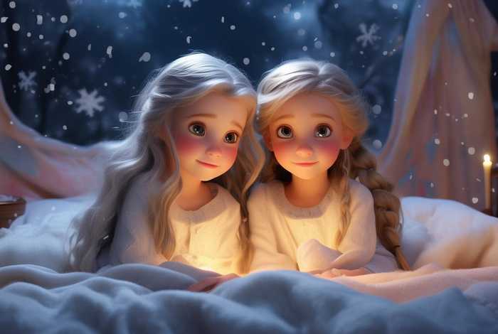 儿童睡前故事艾莎和安娜、艾莎和安娜的睡前故事