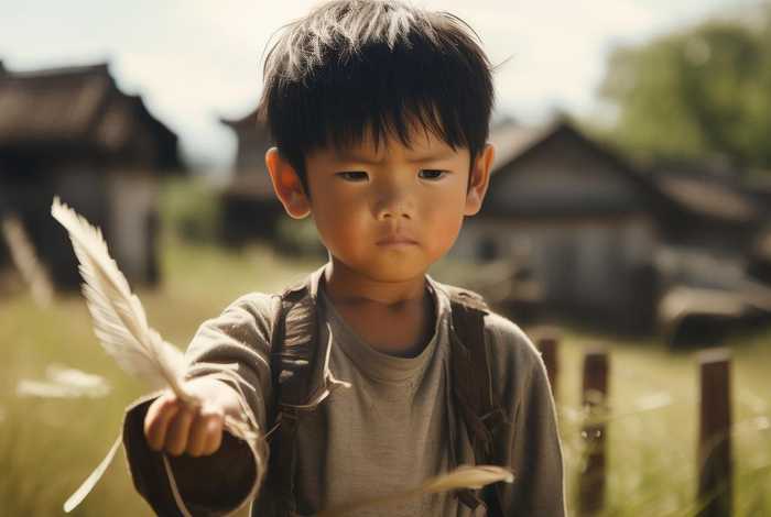 儿童故事《鸡毛信》 故事《鸡毛信》