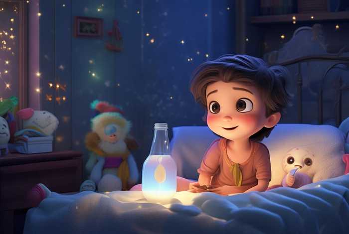儿童睡前故事牛奶的故事、神奇的牛奶的睡前故事