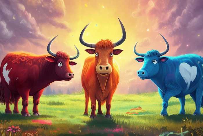 儿童故事三只公牛；我想听三只公牛的故事