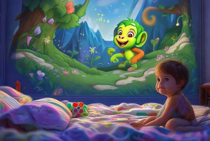 儿童视频睡前故事全集小猴子；幼儿睡前故事视频大全小猴子下山