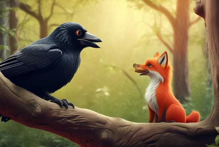 儿童故事鸟鸦和狐狸的故事（鸟鸦和狐狸是哪一本书中的故事）