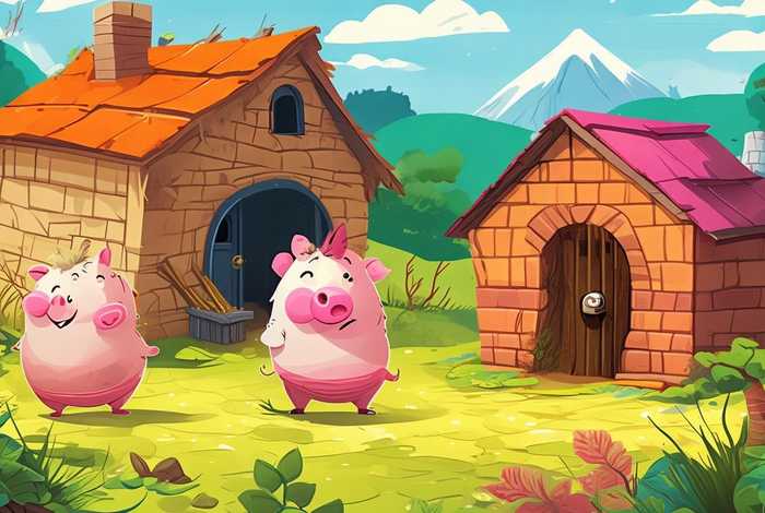 100个趣味儿童故事三只小猪，少儿故事三只小猪