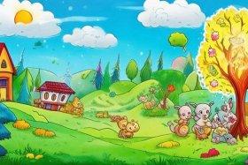 儿童彩图童话故事 - 彩图幼儿故事100集