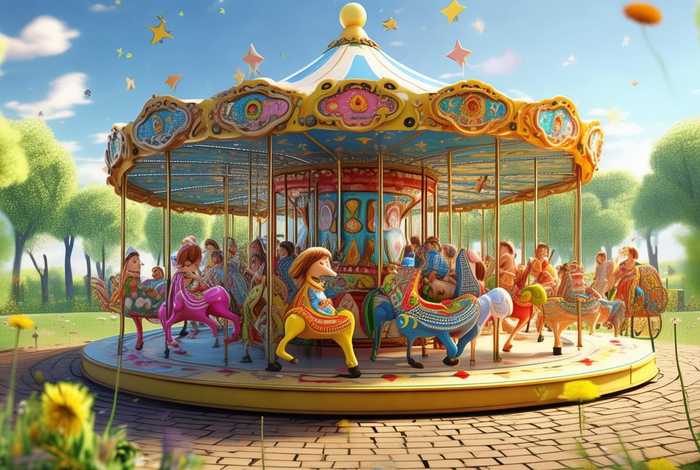 merry-go-round；merry-go-round是什么意思