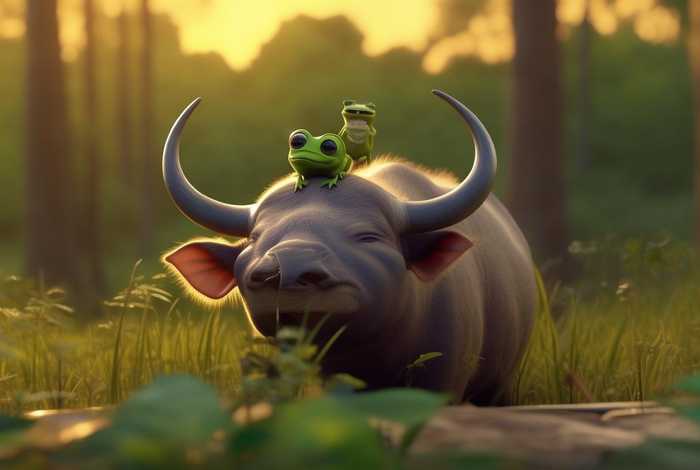 儿童睡前故事青蛙和公牛、儿童睡前故事大全青蛙和水牛