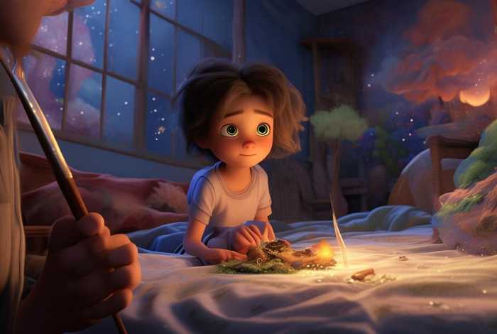 儿童睡前故事神笔马良下；幼儿睡前故事神笔马良