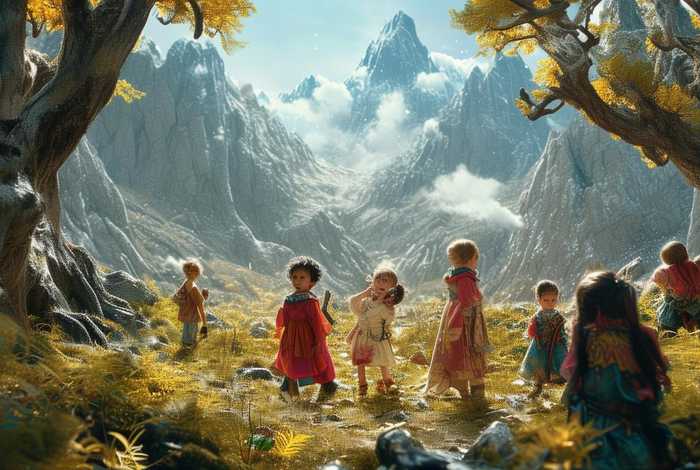 儿童故事金银山，中国民间故事金银山