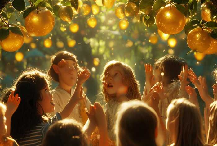 儿童故事金苹果、金苹果故事的寓意