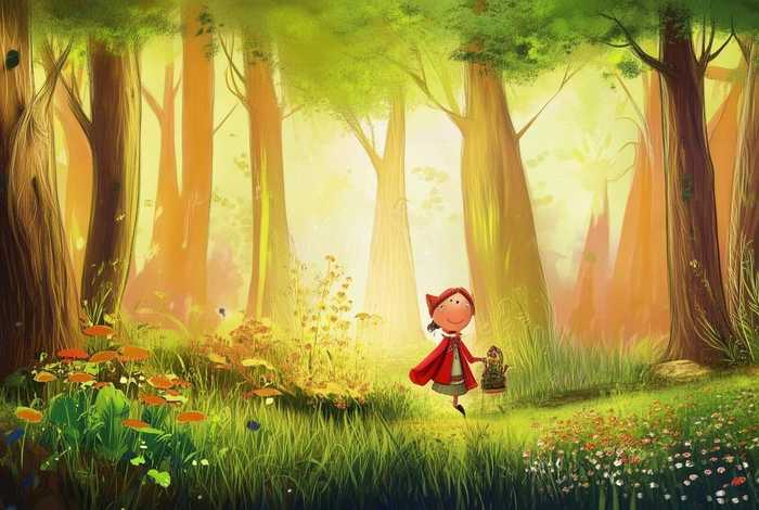 儿童故事小红帽的故事 - 少儿故事小红帽的故事