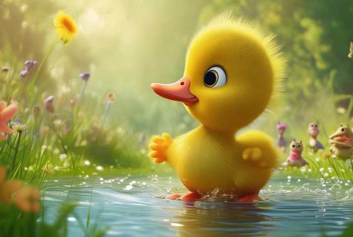 儿童故事小鸭找青蛙 - 幼儿故事小鸭找朋友 儿童故事小鸭找青蛙 - 幼儿故事小鸭找朋友