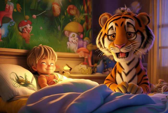 36岁儿童睡前简短故事老虎 4一5岁睡前故事 老虎的故事