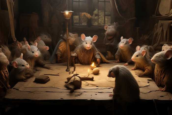 儿童故事老鼠开会的故事全文，老鼠开会故事文字版