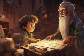 仓颉造字绘本故事、仓颉造字绘本故事简介