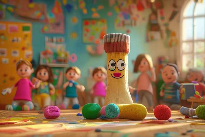 儿童故事袜子，一只袜子故事幼儿园