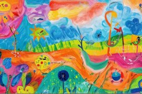 儿童彩绘，儿童彩绘画