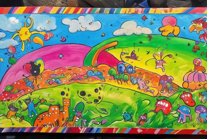 儿童创意绘画一等奖；儿童创意绘画一等奖图片