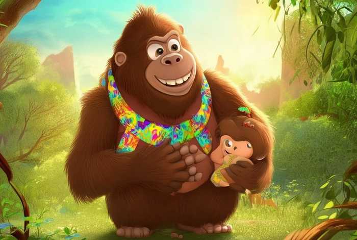 儿童故事大猩猩的故事 大猩猩的故事绘本