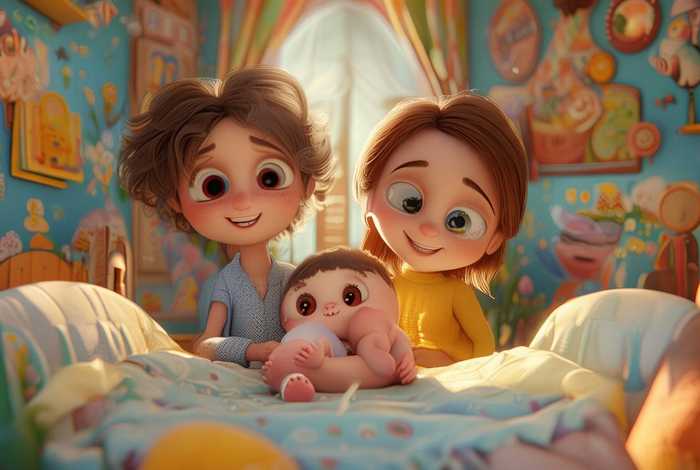 儿童故事生宝宝了、生宝宝的故事动画片