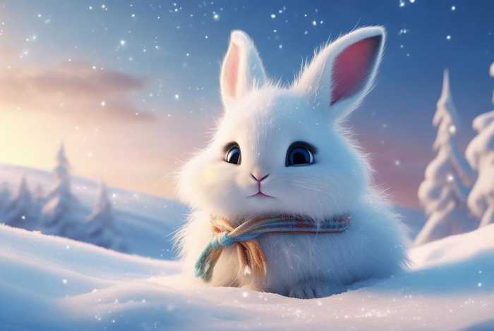 儿童故事雪兔子，雪兔子的故事