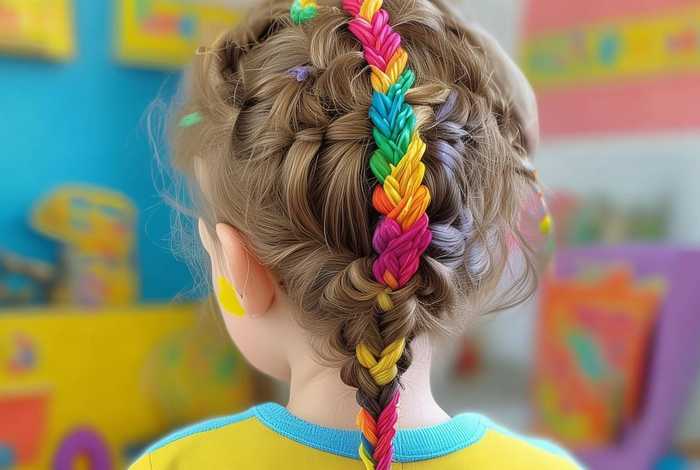 儿童蝎子辫教程 儿童蝎子辫的编发教程