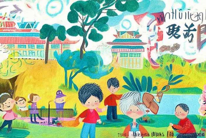 儿童画传统美德、中国传统美德画儿童画