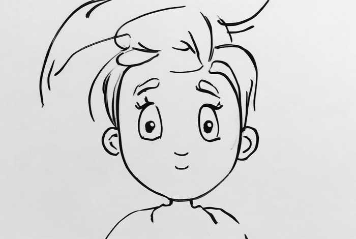 儿童素描头像大全；儿童素描头像大全简单