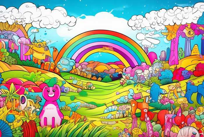 儿童彩图参考涂色填色画 儿童彩图参考涂色填色画法