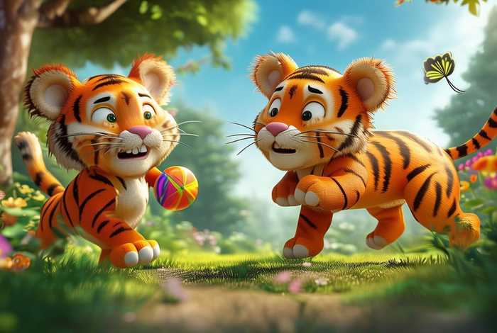 儿童故事两只老虎全集；幼儿故事两只老虎