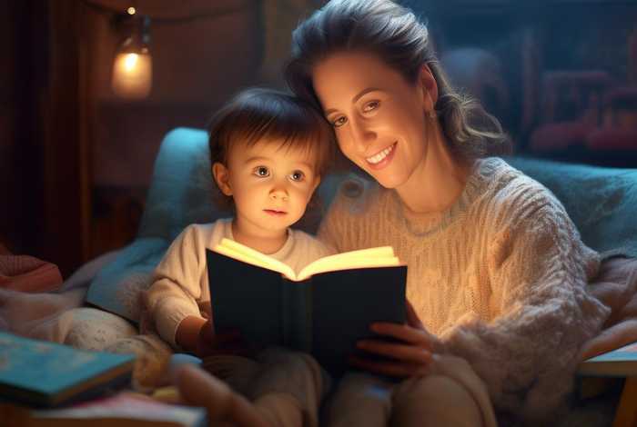 儿童晚间故事图片 - 婴幼儿晚间故事