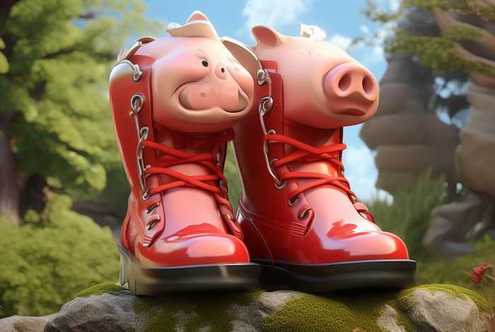 儿童故事小猪和靴子 - 幼儿故事小猪和靴子 儿童故事小猪和靴子 - 幼儿故事小猪和靴子