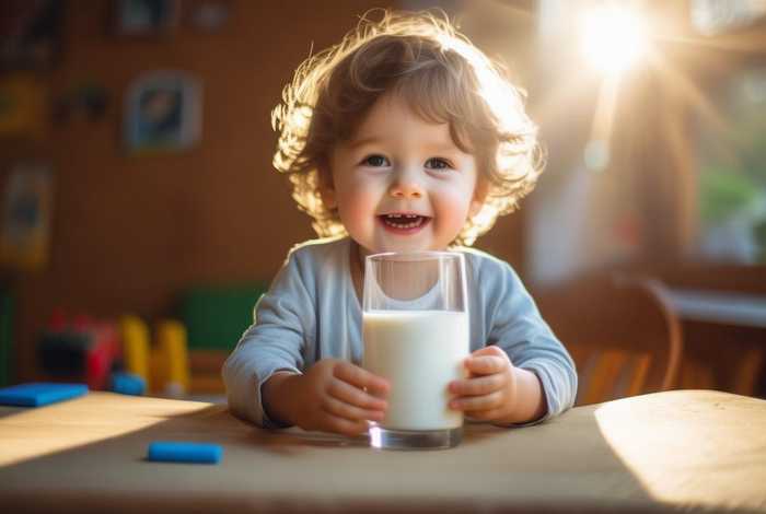 儿童喝牛奶的功效和作用（儿童喝牛奶的功效和作用禁忌）