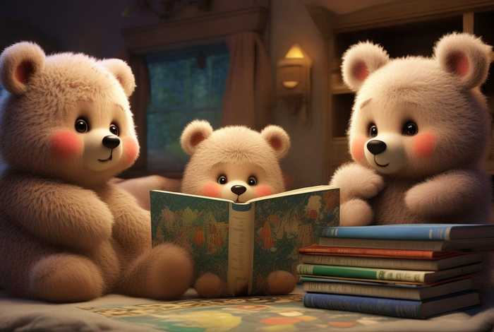 儿童睡前故事三只小熊的故事，少儿睡前故事三只小熊