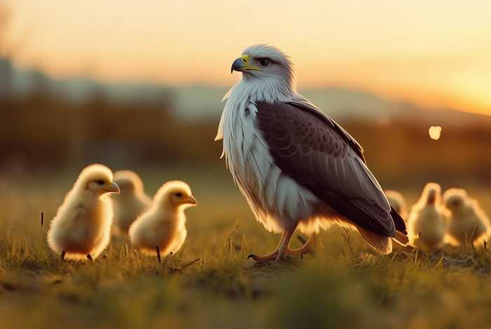 儿童睡前故事小鹰（睡前小故事老鹰捉小鸡）